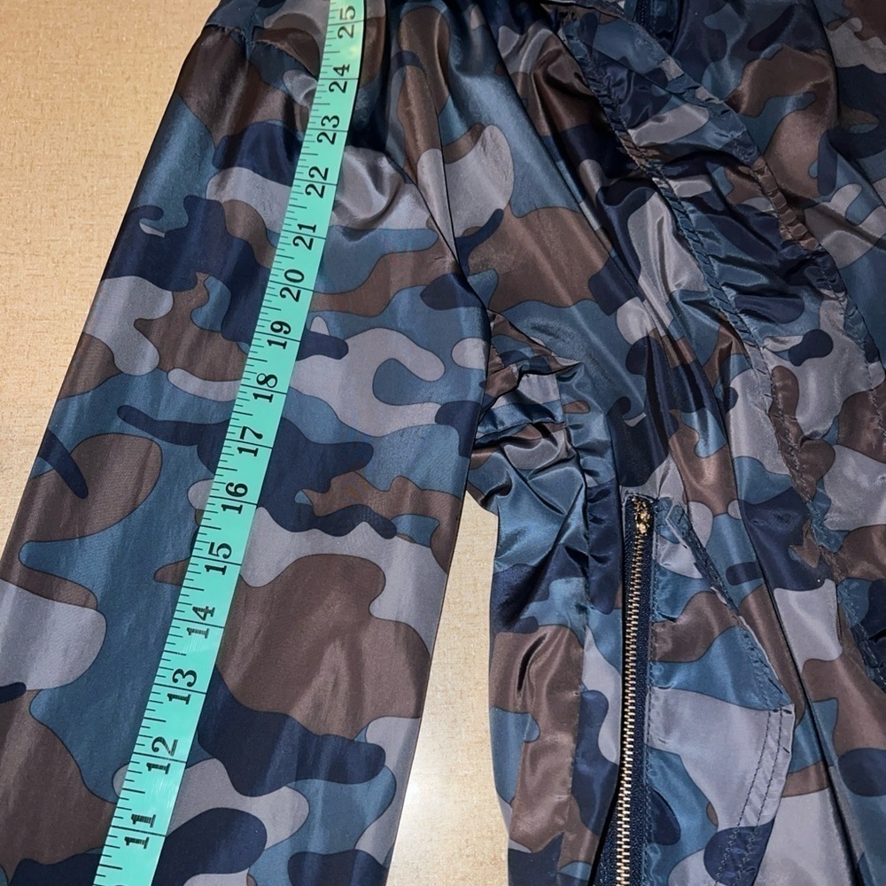 Ci Sono Originals Camouflage Full Zip Jacket Womens Sz M Wind Breaker Pockets. - Picture 8 of 10
